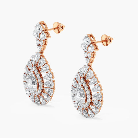 Regal Romance Diamond Earring