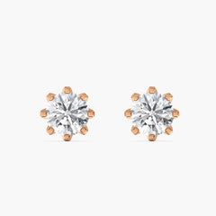 Cosmosa Petal Solitaire Studs