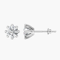 Cosmosa Petal Solitaire Studs
