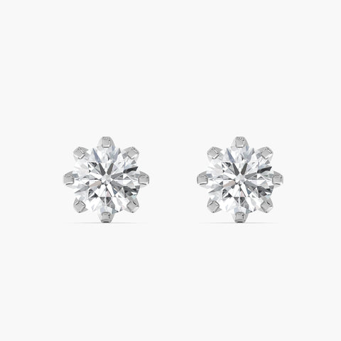 Cosmosa Petal Solitaire Studs