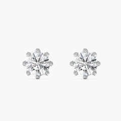 Cosmosa Petal Solitaire Studs