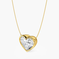 Solum Cor Solitaire Pendant
